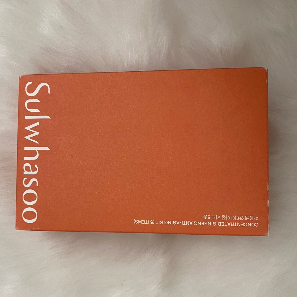 Sulwhasoo Concentrated Ginseng Anti-Aging Kit - Orange Box